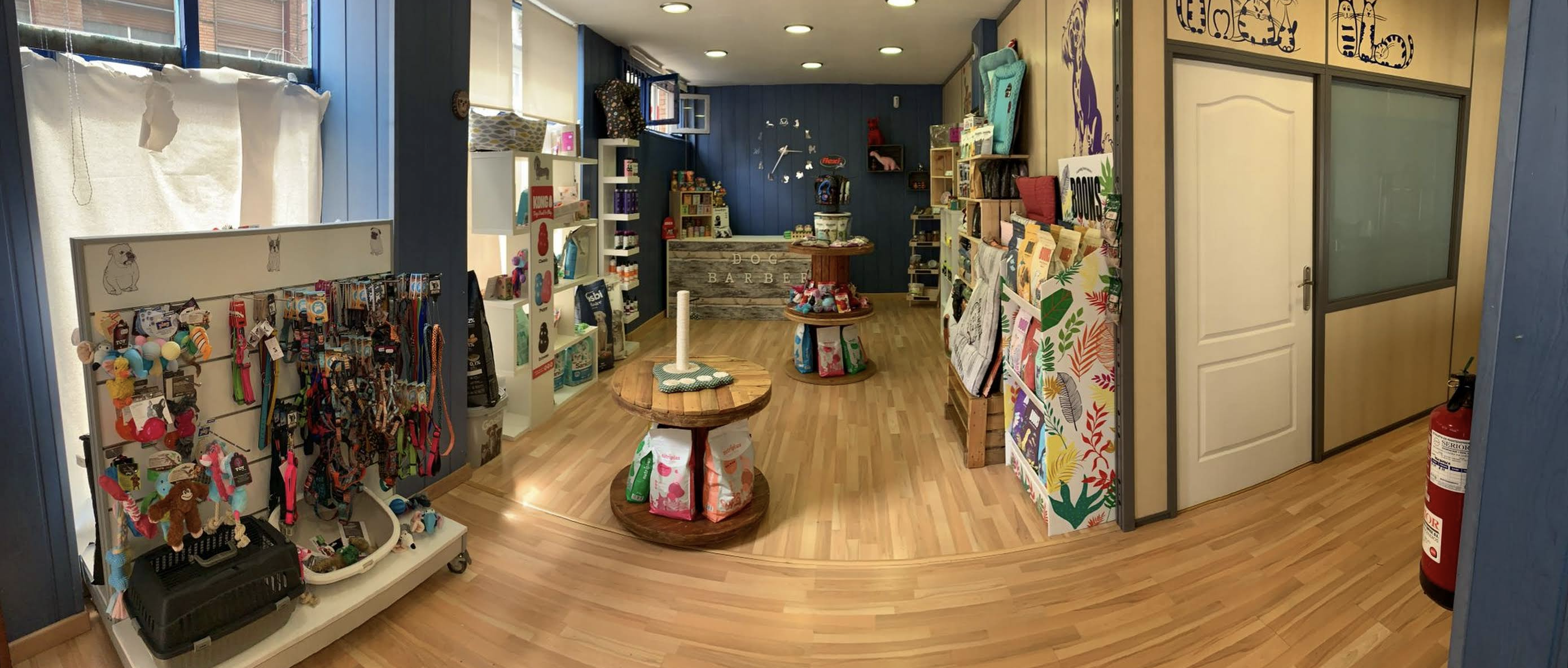 Interior de DogBarber, peluquería canina y felina en Gijón